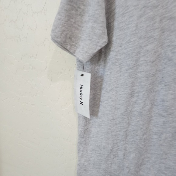 HURLEY Ace Vista SS Polo Short Sleeve Gray Shirt - Picture 3 of 5